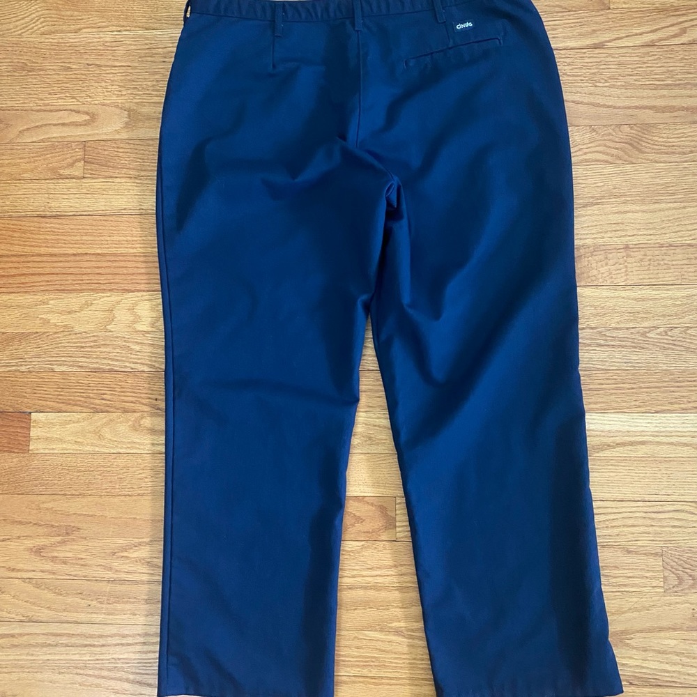 Cintas Cathy Fit Pants Women’s 18 Short Blue 3Pocket Uniform Pants Work Pants - Picture 2 of 10